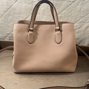 Kate Spade Laurel Way Leighann Pale Pink‎ Saffiano Leather Satchel